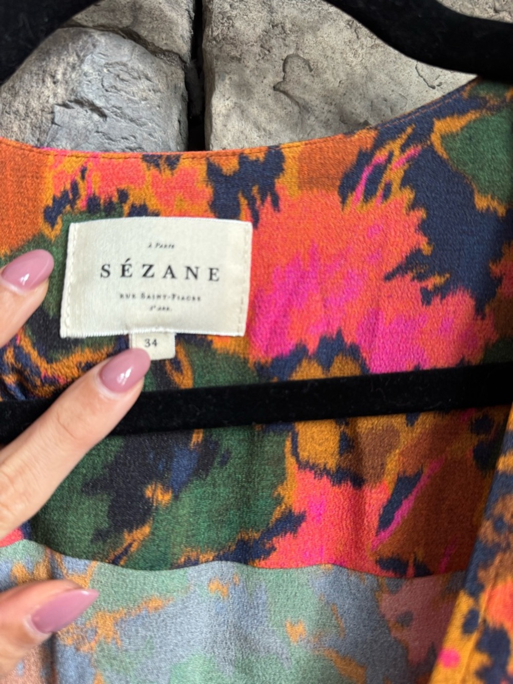 Sezane Floral Midi Dress - Picture 3 of 6